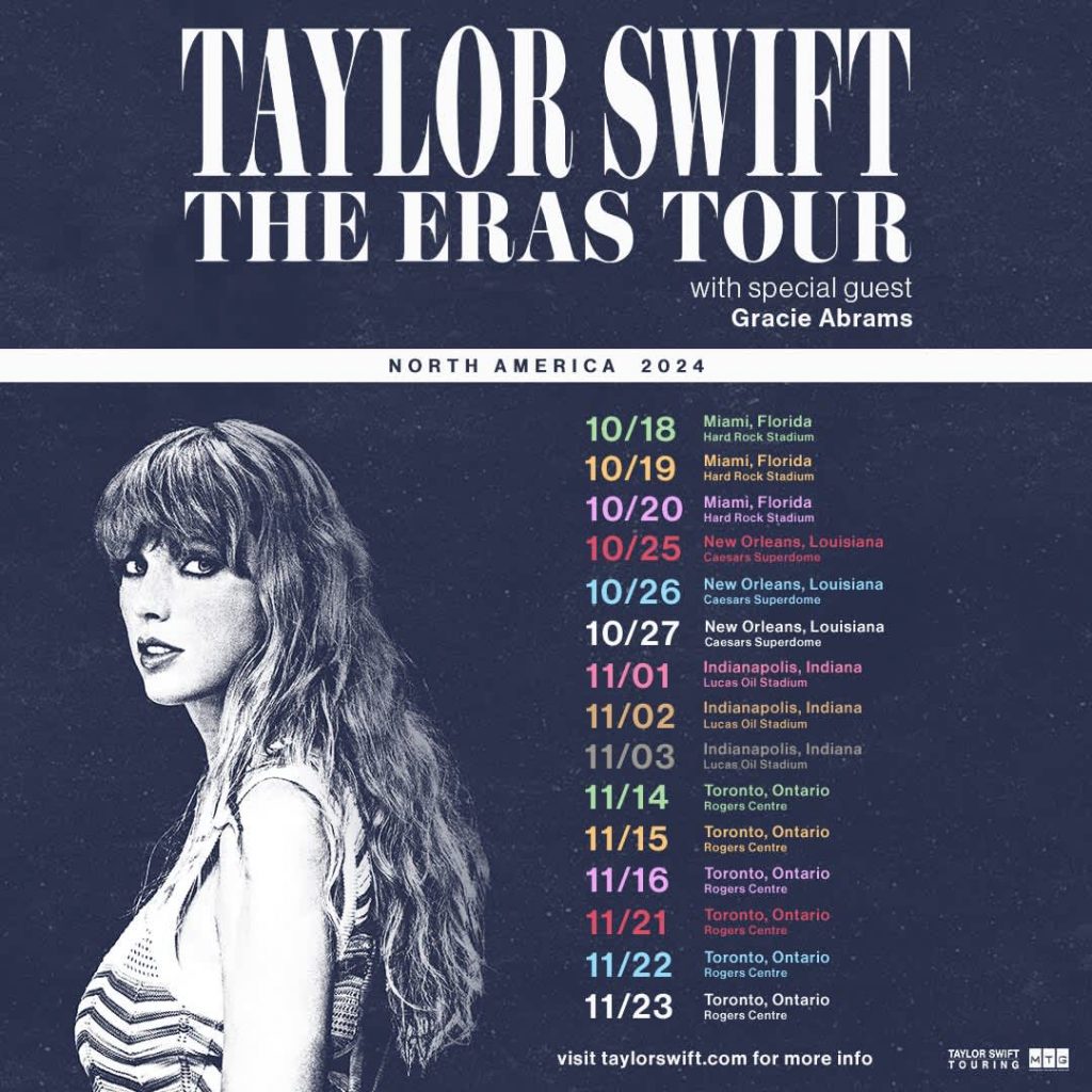 Taylor Swift Tickets New Orleans, LA (Caesars Superdome) Oct 25,26,27